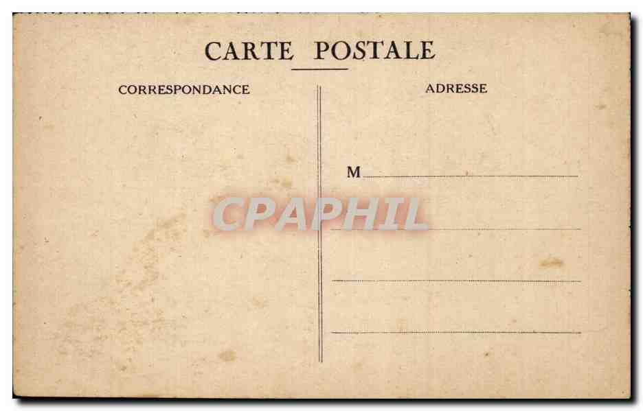CPA Avignon Le palais des papes — Verso