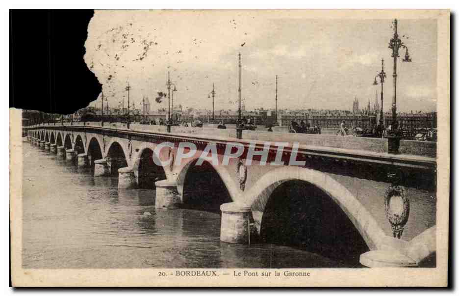 Bordeaux — Le Pont sur la Garonne — édition Dijaux n°20