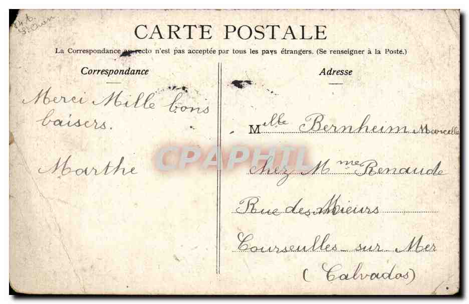 Paris CPA La place Victor Hugo — Rückseite