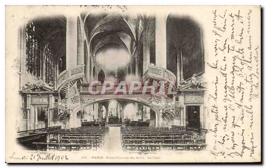Paris CPA Saint Etienne du mont Le Jube