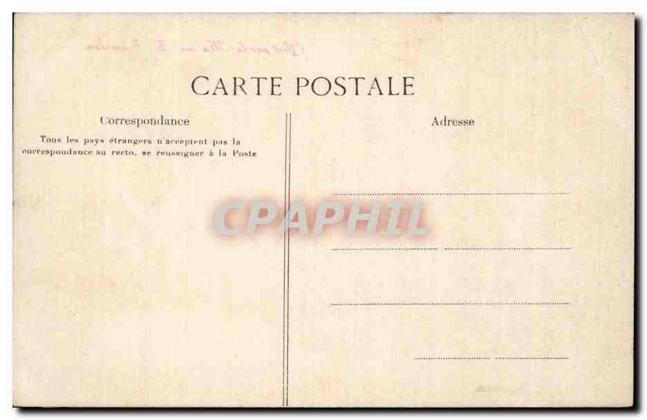 Paris CPA La Bourse — Rückseite