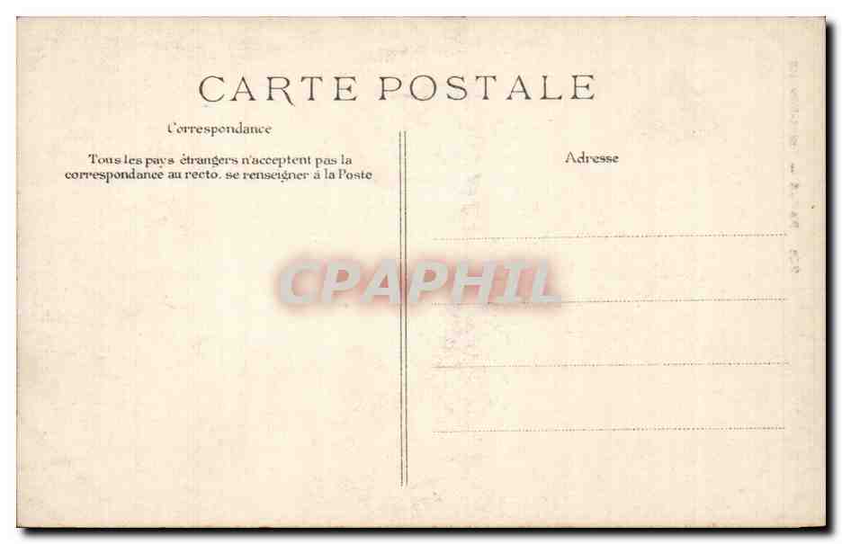 Paris CPA Saint SEverin — Verso