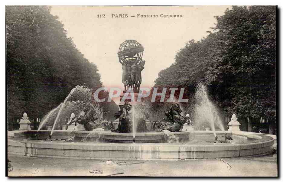Paris CPA Fontaine Carpeaux