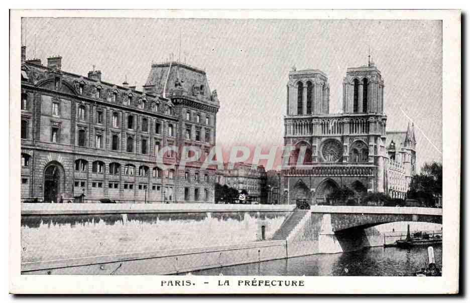 Paris CPA la Prefecture