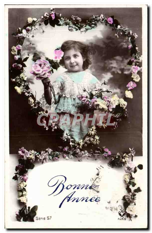 CPA Fantaisie Enfant bonne annee