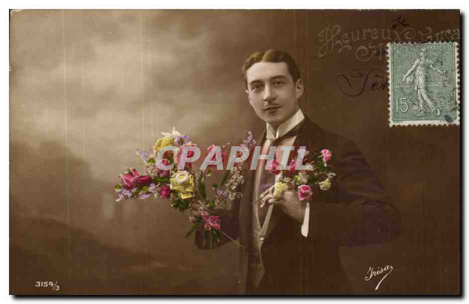 CPA Fantaisie Homme