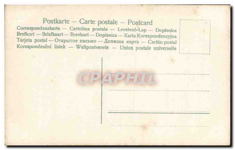 Jeune femme en chapeau — studio — CPAPHIL — Rückseite