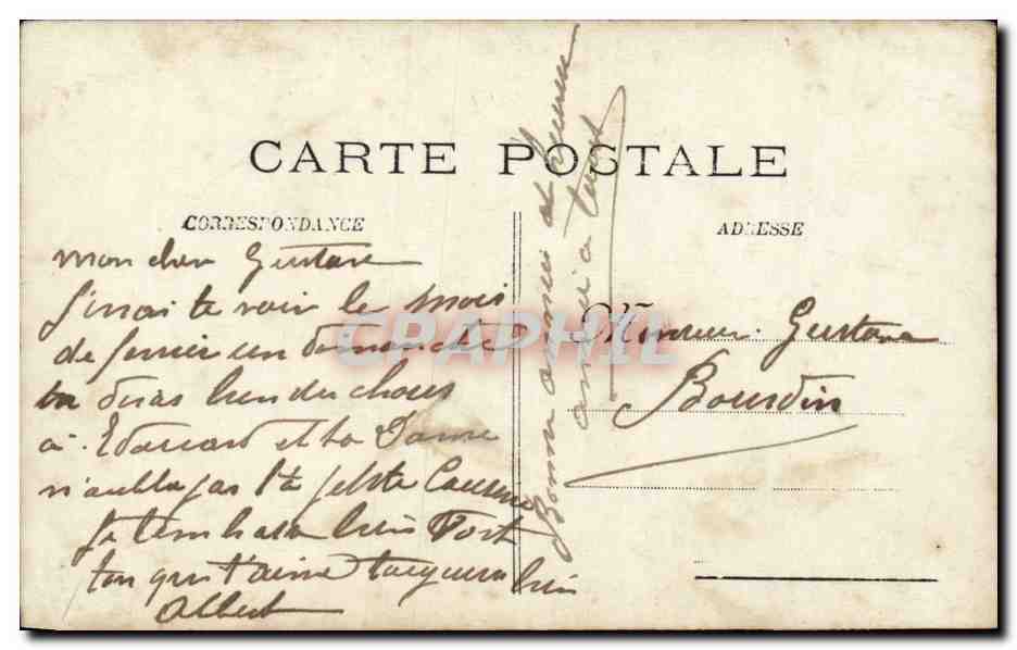 CPA Fantaisie Enfant Bonne annee — Rückseite