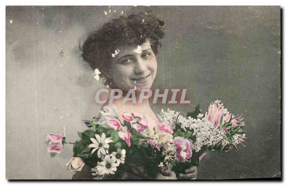 CPA Fantaisie Femme