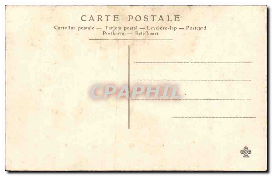 CPA Fantaisie Femme — Back