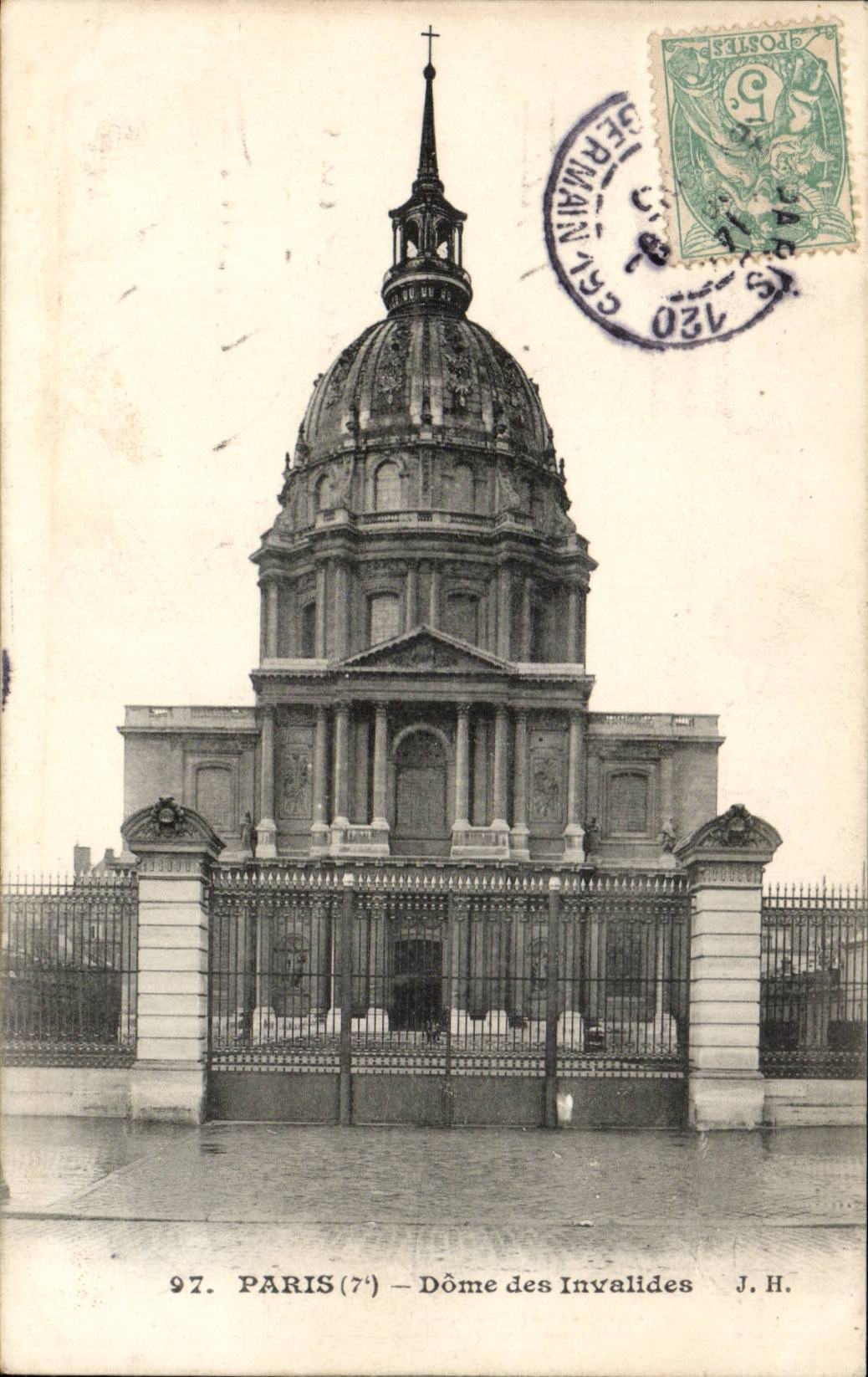 CPA Paris dome des Invalides