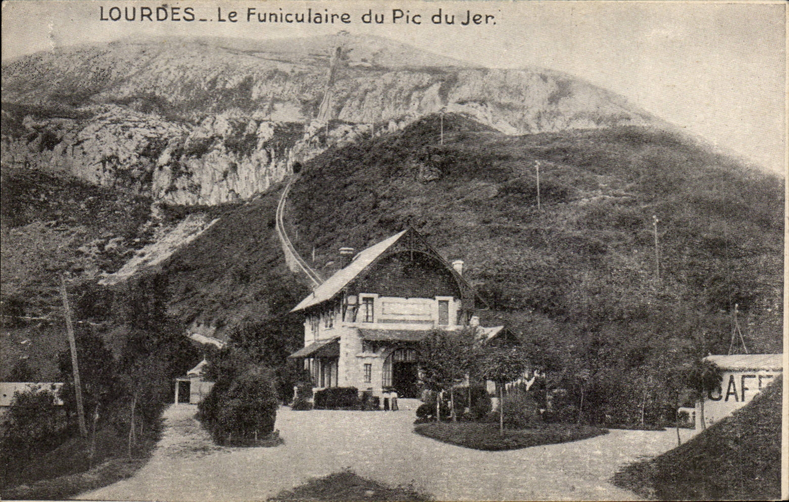 CPA Lourdes Le funiculaire du pic du Jer