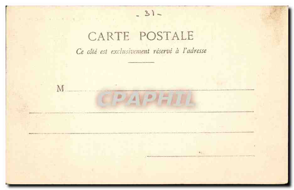 Toulouse - Façade du Capitole — Phototypie Lahouche frères, Toulouse, n° 110 — Rückseite