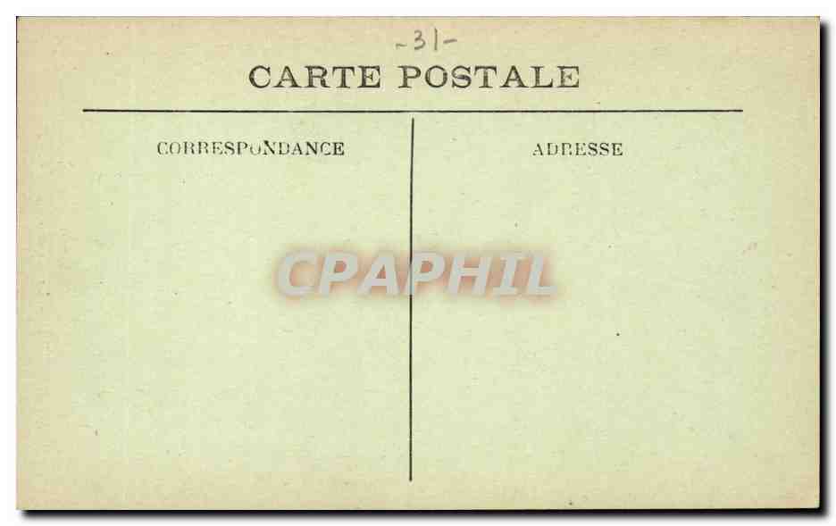Toulouse CPA Le Capitole Cour Henri IV — Rückseite