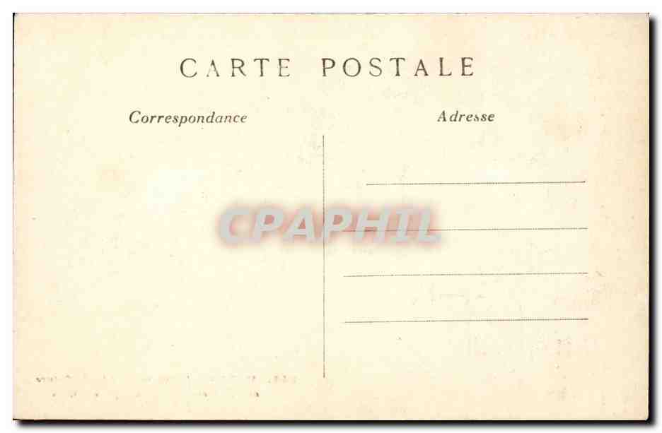 Paris CPA Panorama sur la Prefecture de police et la Saine Chapelle — Rückseite