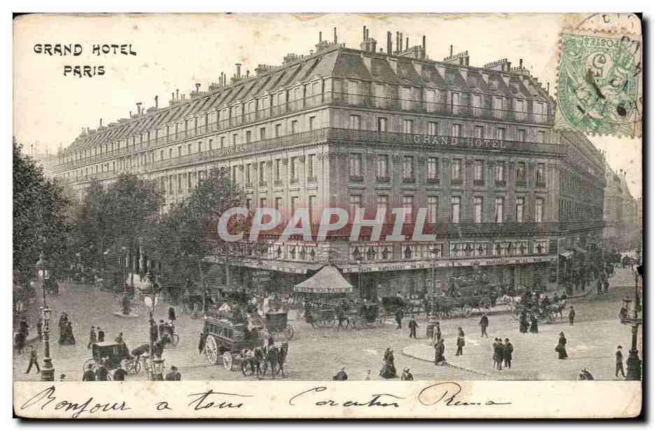 Paris CPA Grand hotel