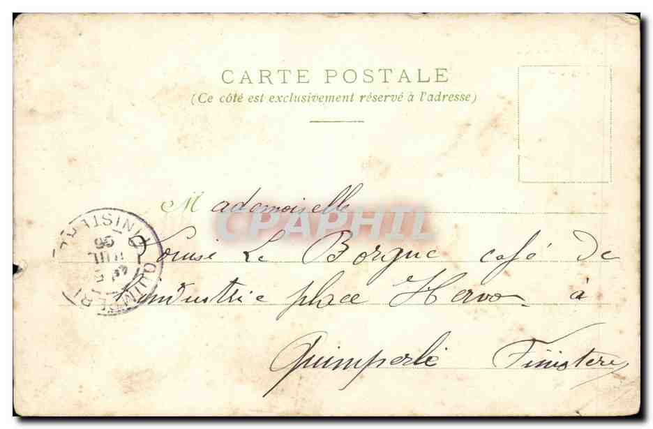 Paris CPA Grand hotel — Rückseite