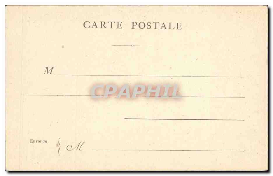 Paris CPA La Sainte Chapelle — Rückseite