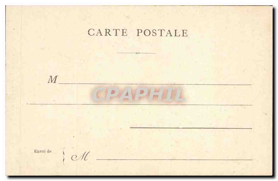 Paris CPA La chapelle de la rue Jean Goujon — Rückseite