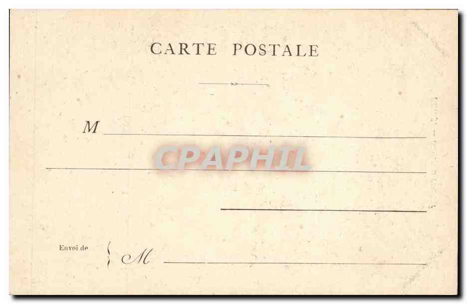 Paris CPA Bernard Palissy — Verso