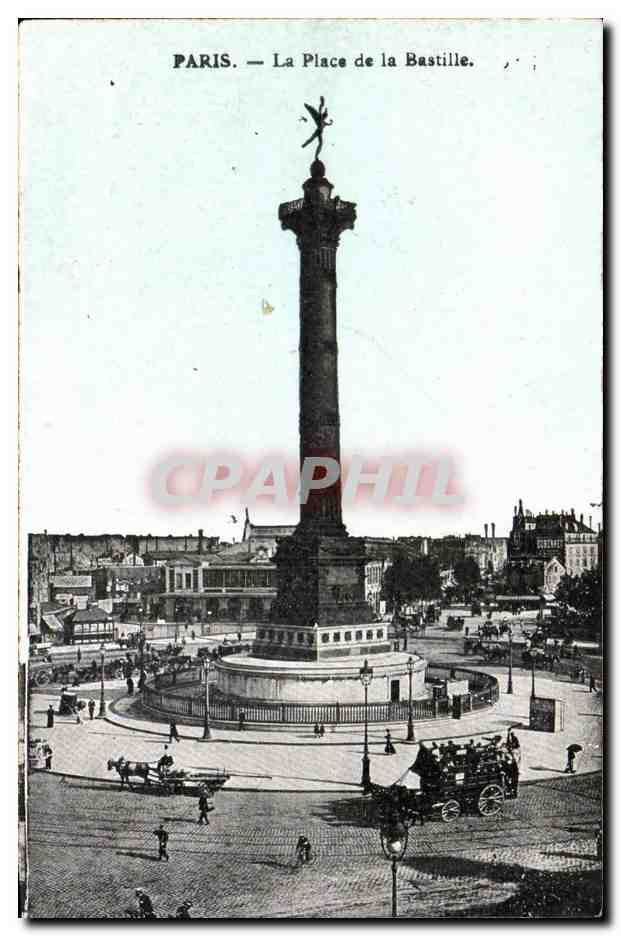 Paris CPA Place de la Bastille