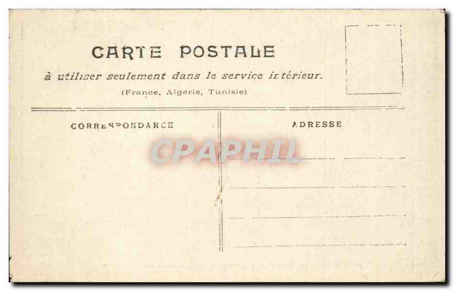 Paris CPA Paris inonde janvier 1910 Vue prise du quai des Orfevres — Rückseite
