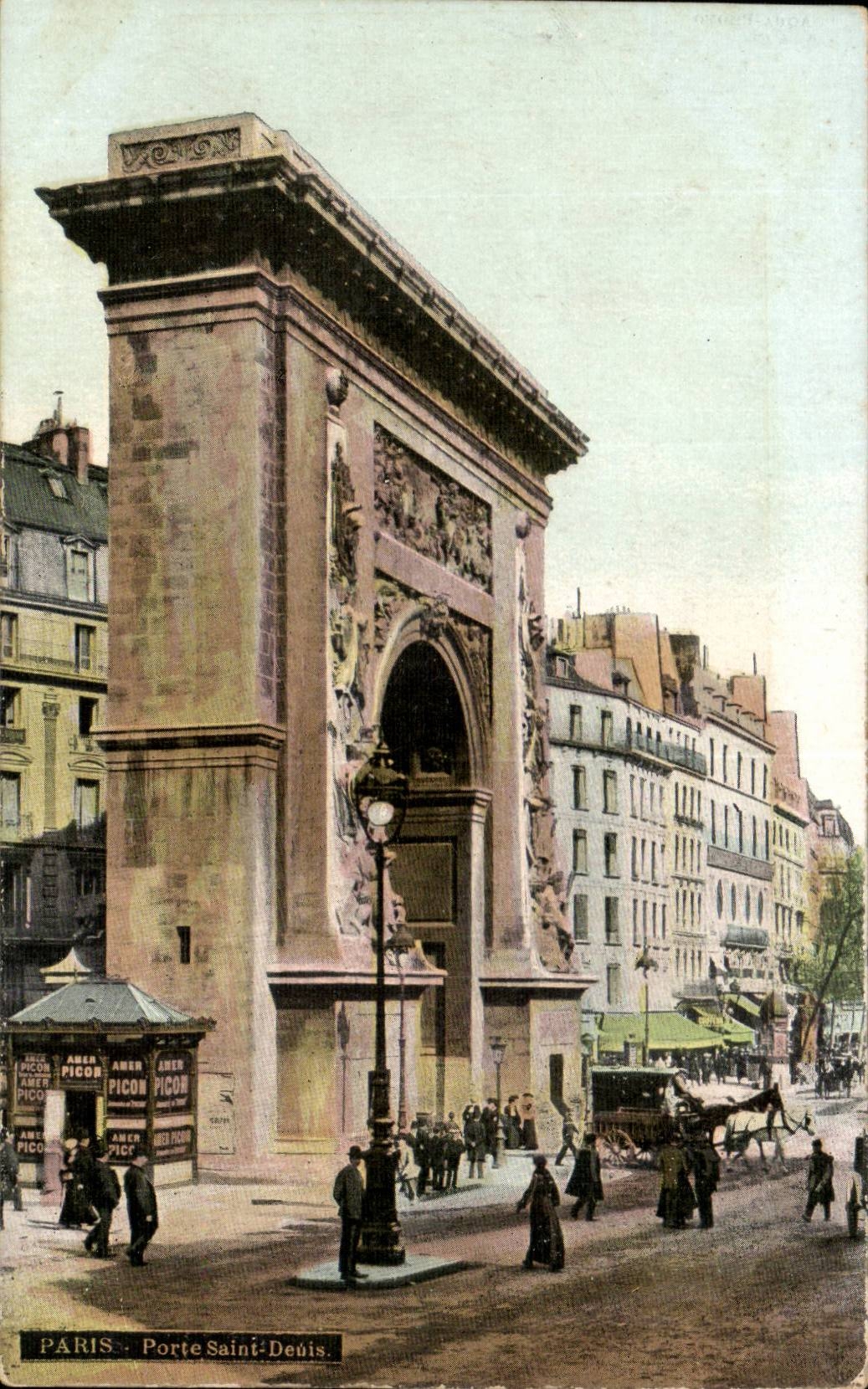 Paris CPA Porte Saint Denis