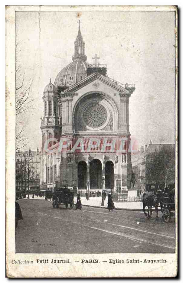 Paris CPA Eglise Saint Augustin