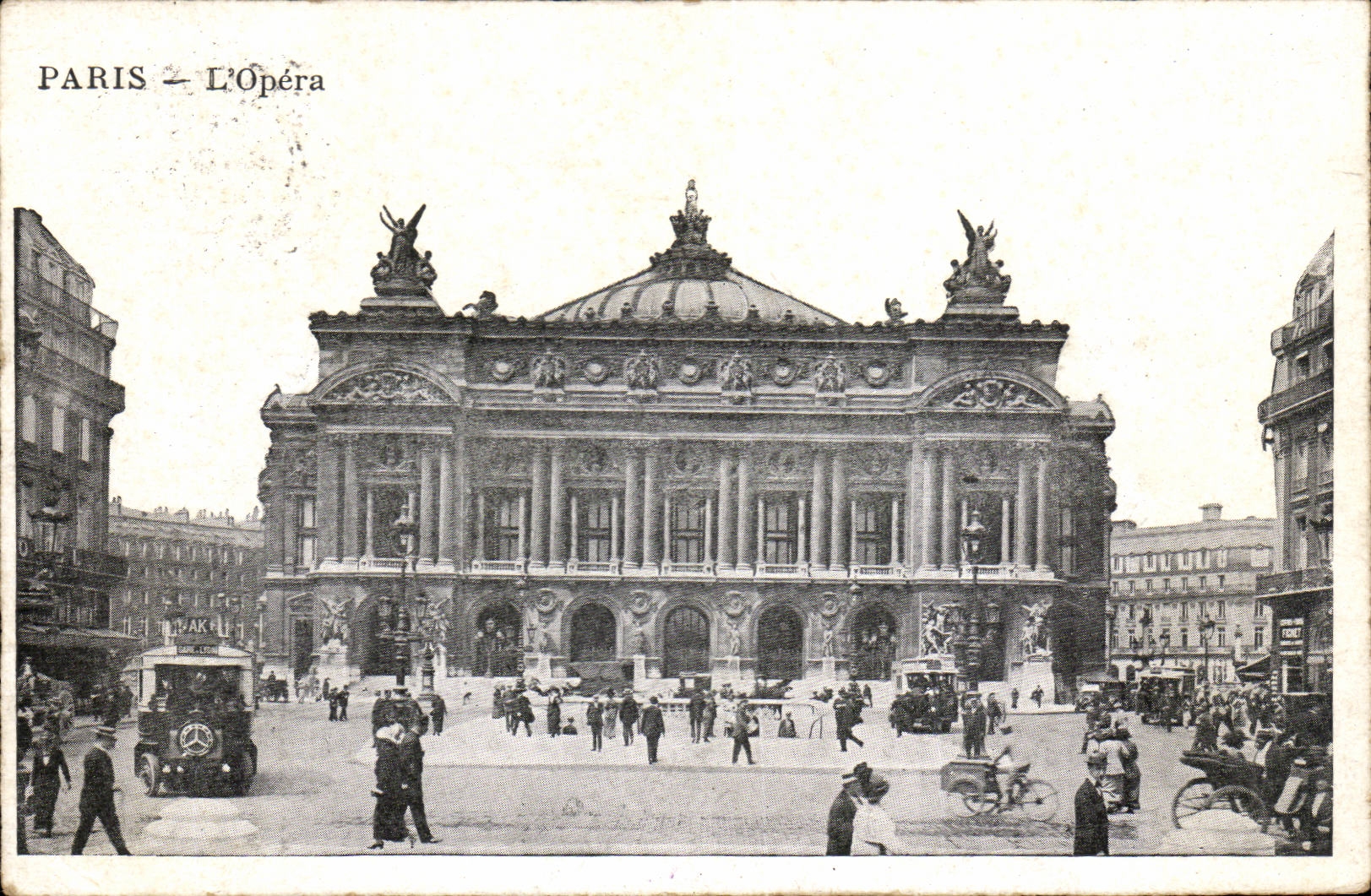 Paris CPA L'opera