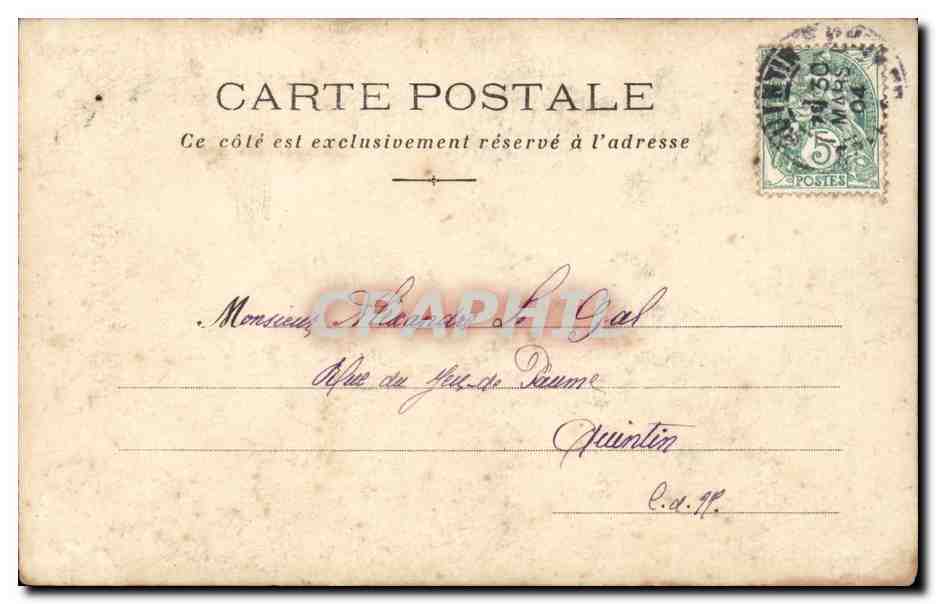 CPA Fantaisie Femme Retour du printemps — Rückseite
