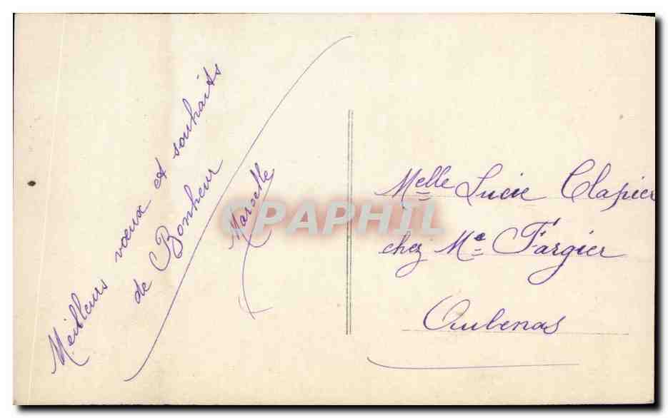 CPA Fantaisie Enfant Garcon — Rückseite