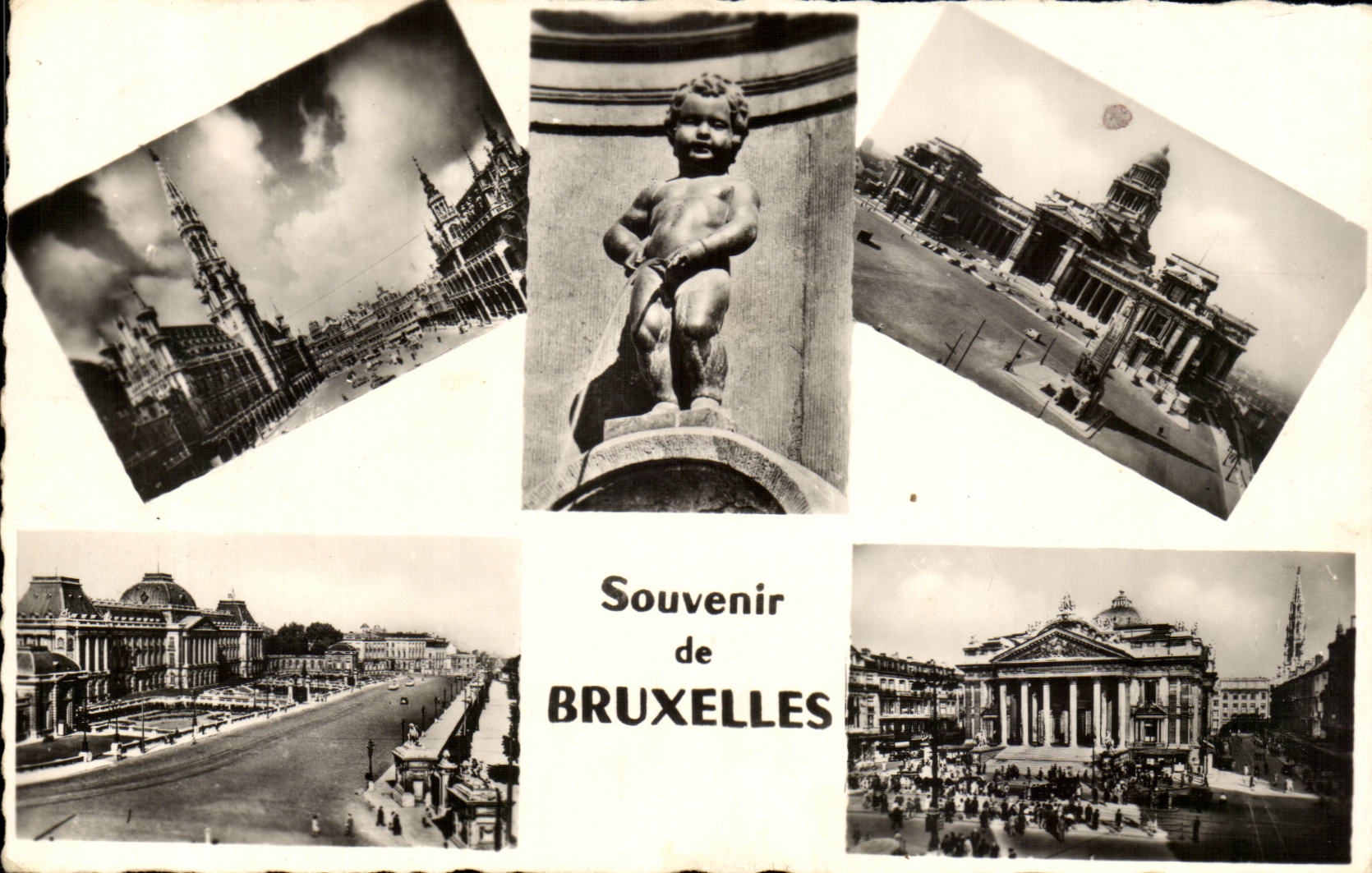 CPA Souvenir de Bruxelles