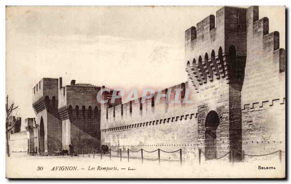 CPA Avignon Les remparts