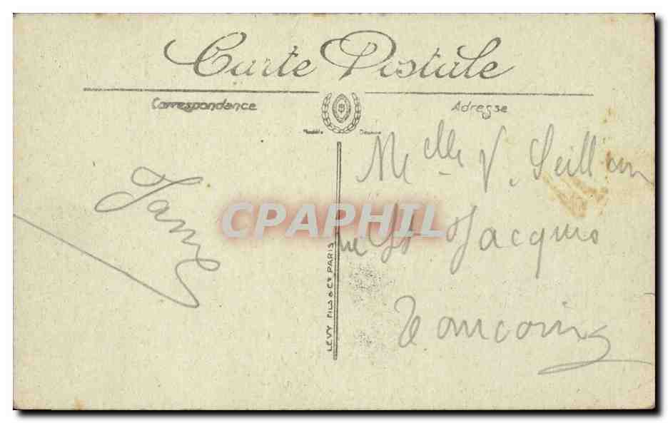 CPA Avignon Les remparts — Verso