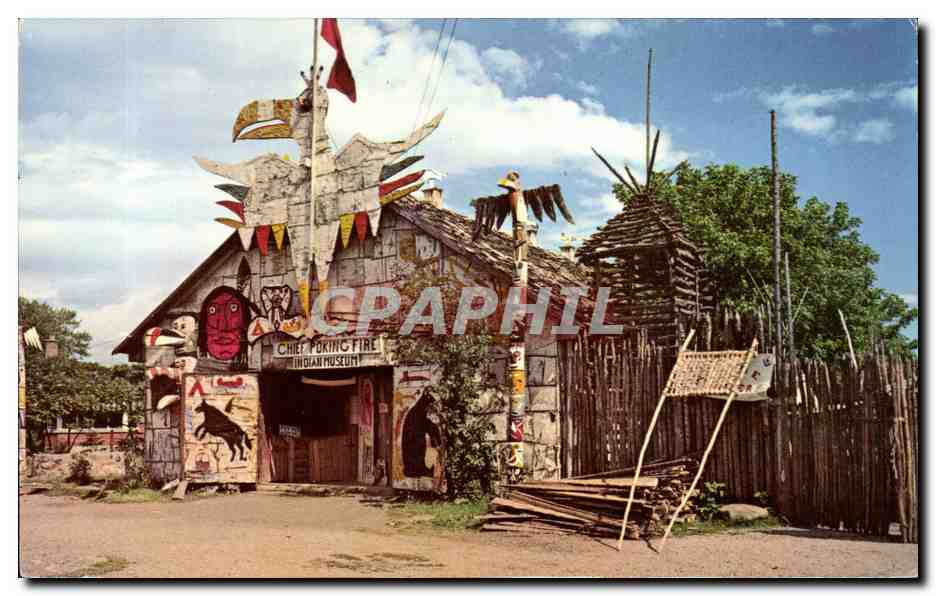 CPM Canada Indian reserve Caughnawaga Chief Poking Fires's Indian museum