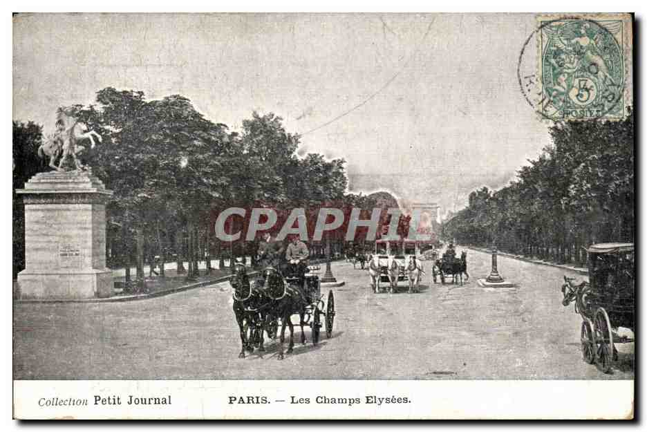 Paris CPA Les champs Elysees