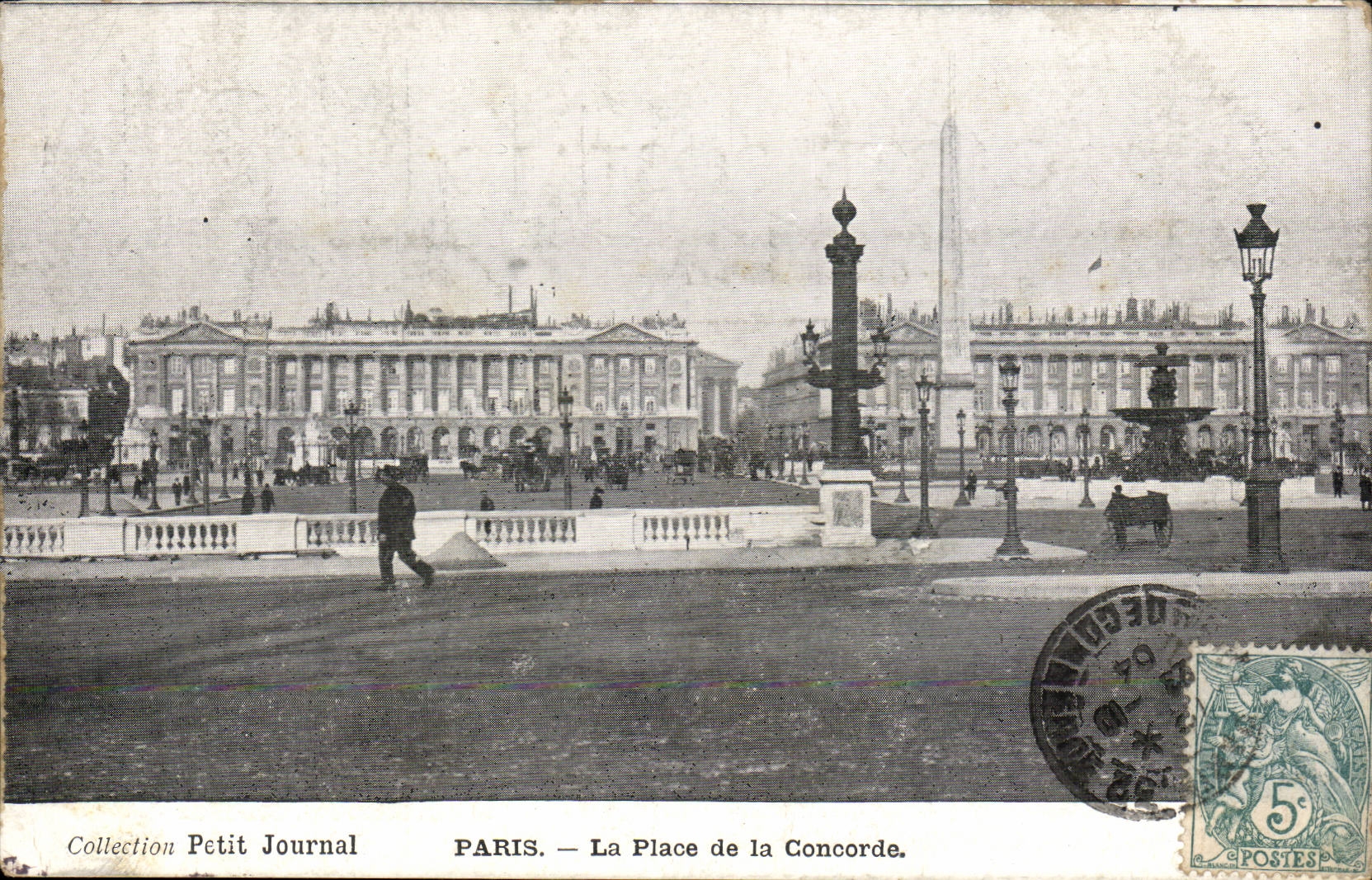 Paris CPA Place de la concorde