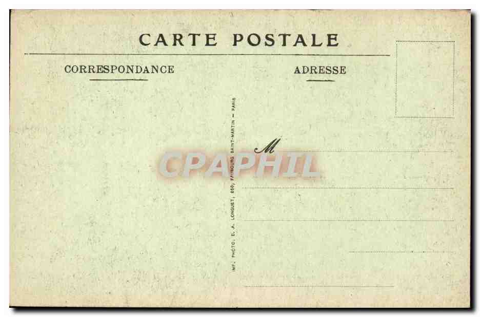 Paris CPA Basilique du Sacre Coeur de Montmartre Choeur et maitre autel — Rückseite