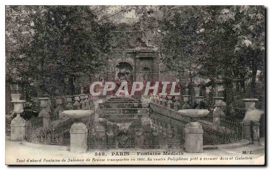 Paris CPA Fontaine medicis