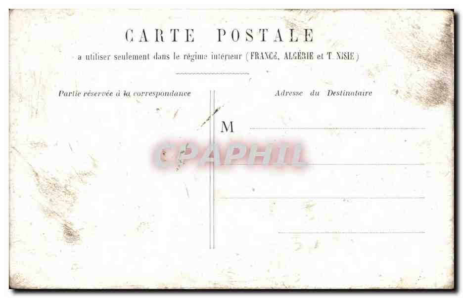 Paris CPA La Madeleine — Rückseite