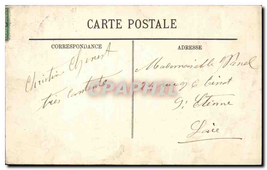 Paris CPA Tombeau de Napoleon — Rückseite