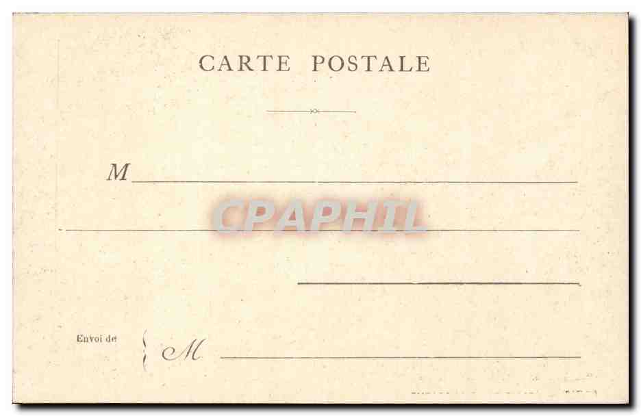 Paris CPA Eglise Sainte Eustache — Verso