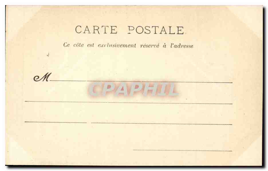 Paris CPA Musee Galliera — Rückseite