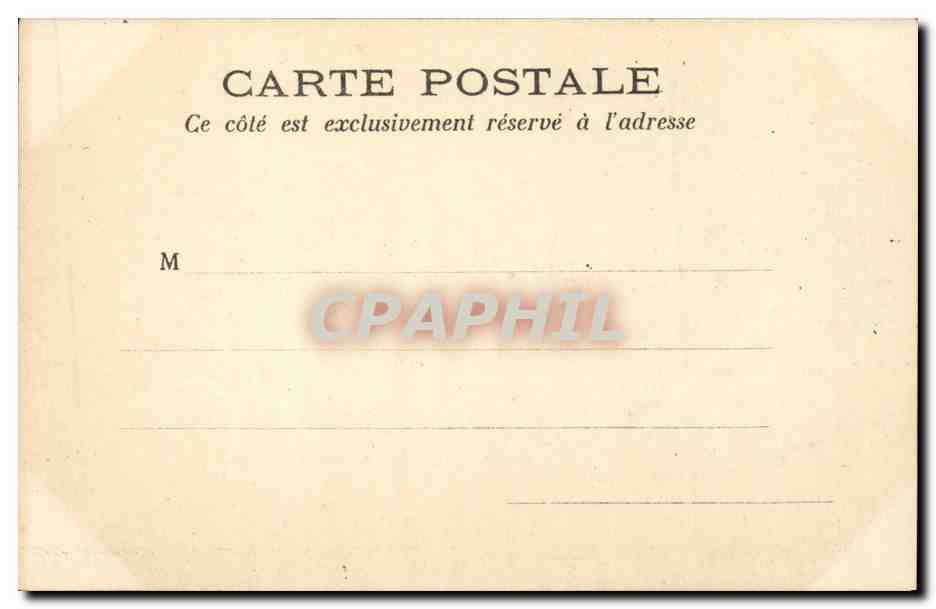 Paris CPA Eglise Saint Philippe du Roule — Verso