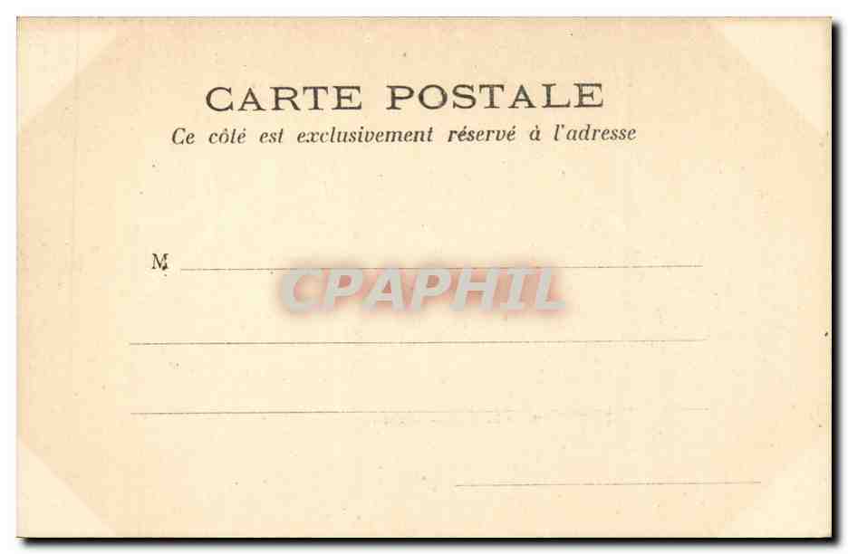 Paris CPA Vu de la Butte montmartre — Rückseite