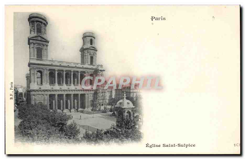 Paris CPA Eglise sAint Sulpice