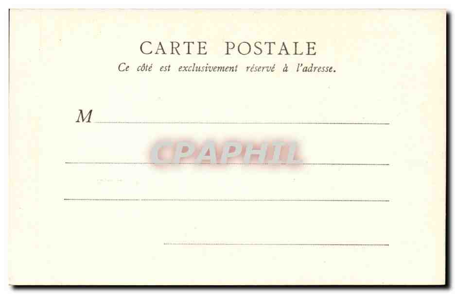 Paris CPA Eglise sAint Sulpice — Rückseite