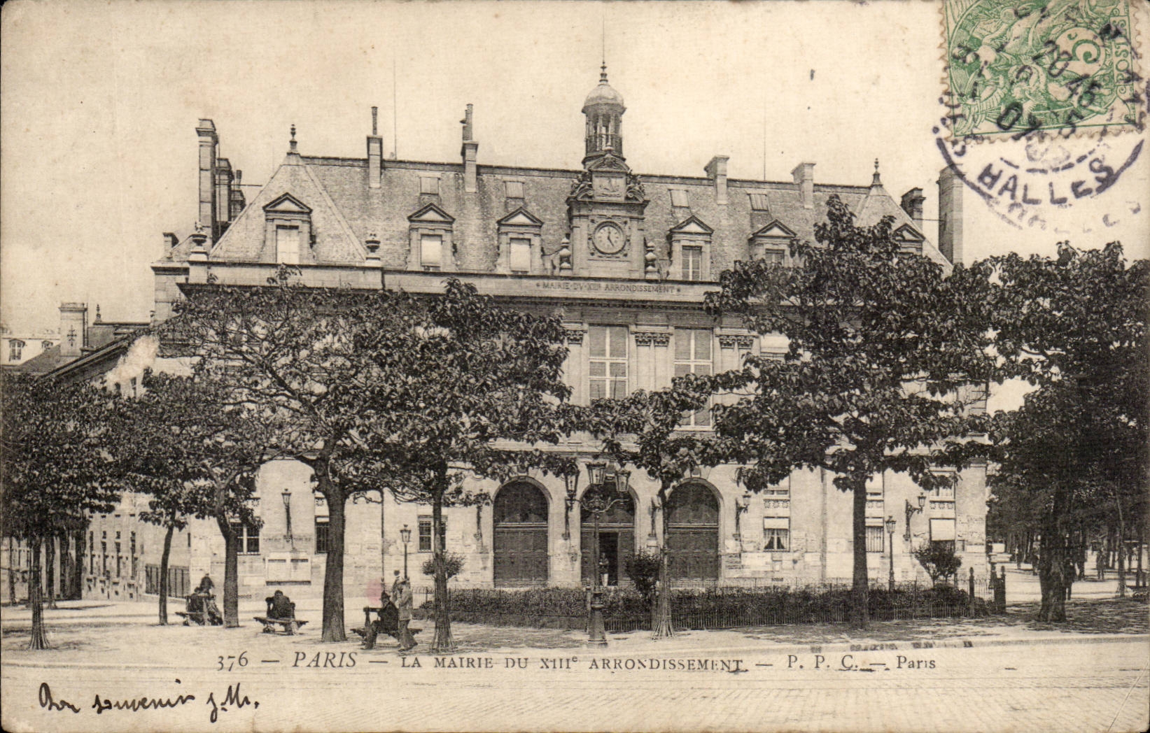 Paris CPA La mairie du 3eme arrondissement