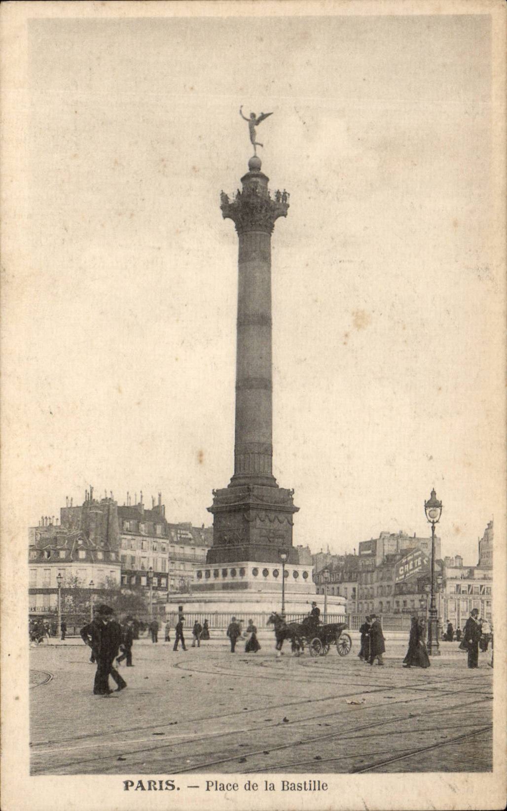 Paris CPA Place de la Bastille