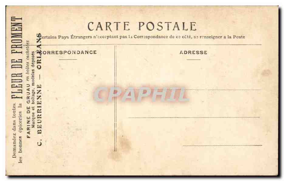 Paris CPA Place de la Bastille — Rückseite